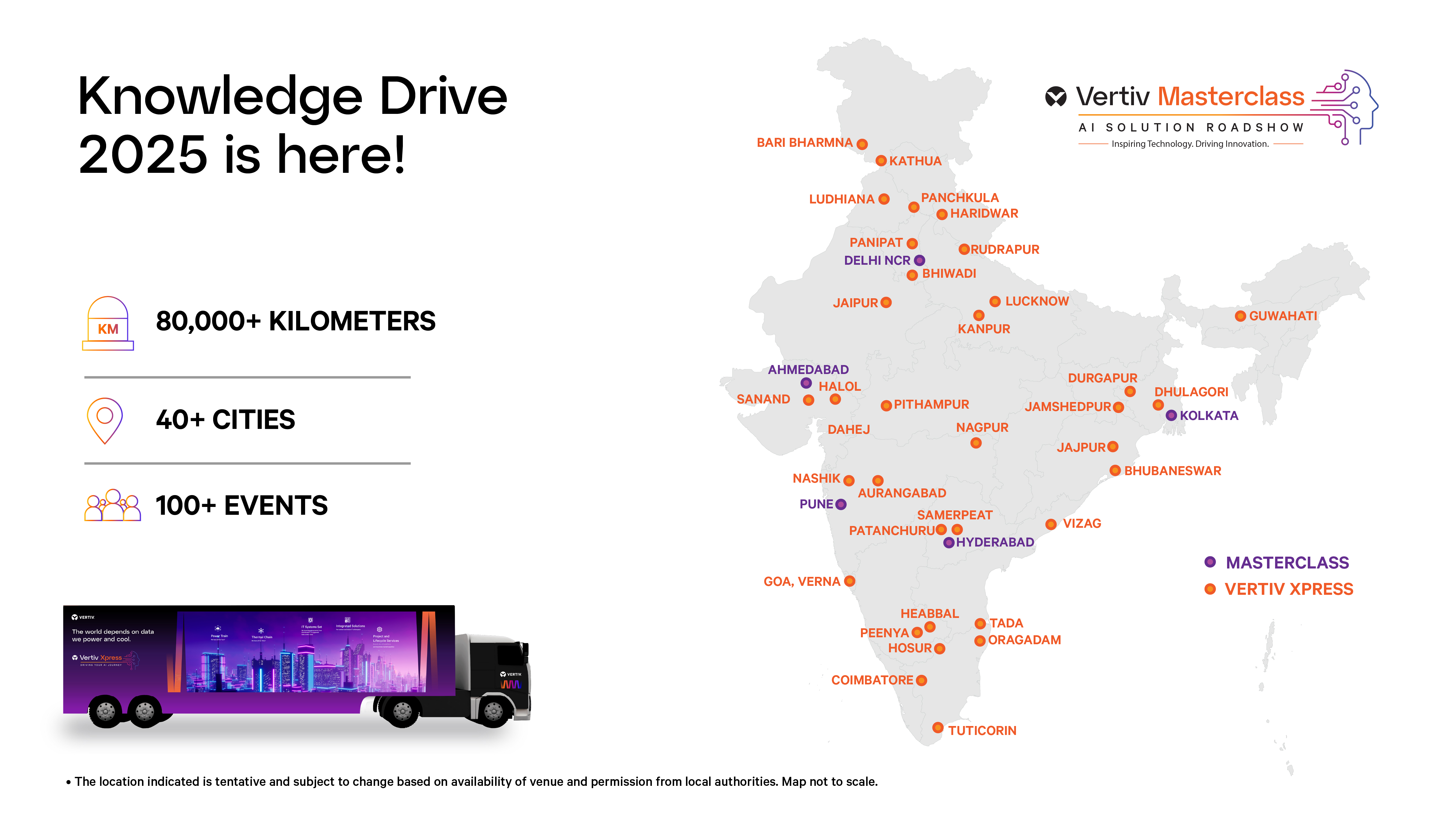 Vertiv Express India 2025 Bengaluru Map Image