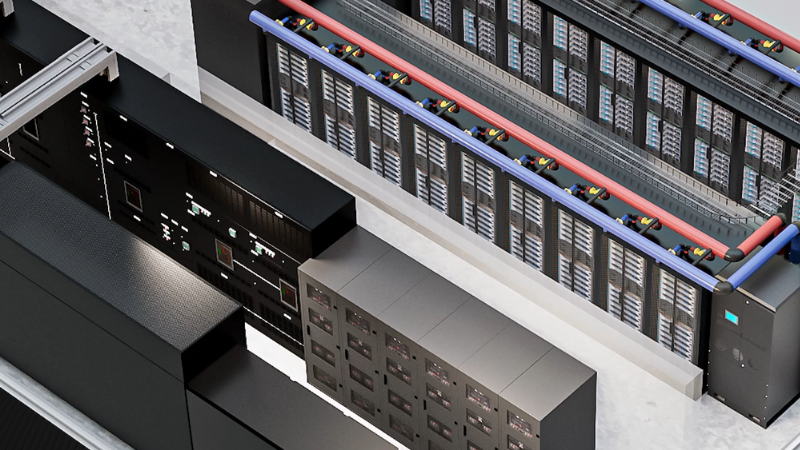 Vertiv Develops Energy-Efficient Cooling and Power Reference Architecture for the NVIDIA GB300 NVL72 Platform, Available as SimReady™ Assets in NVIDIA Omniverse Blueprint for AI Factory Design and Operations  Image