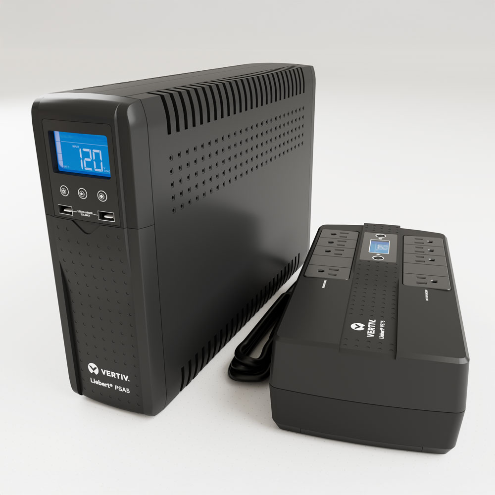 Vertiv™ Liebert® PST5 UPS, 350VA - 850VA, Standby Desktop 120V VRLA UPS Image