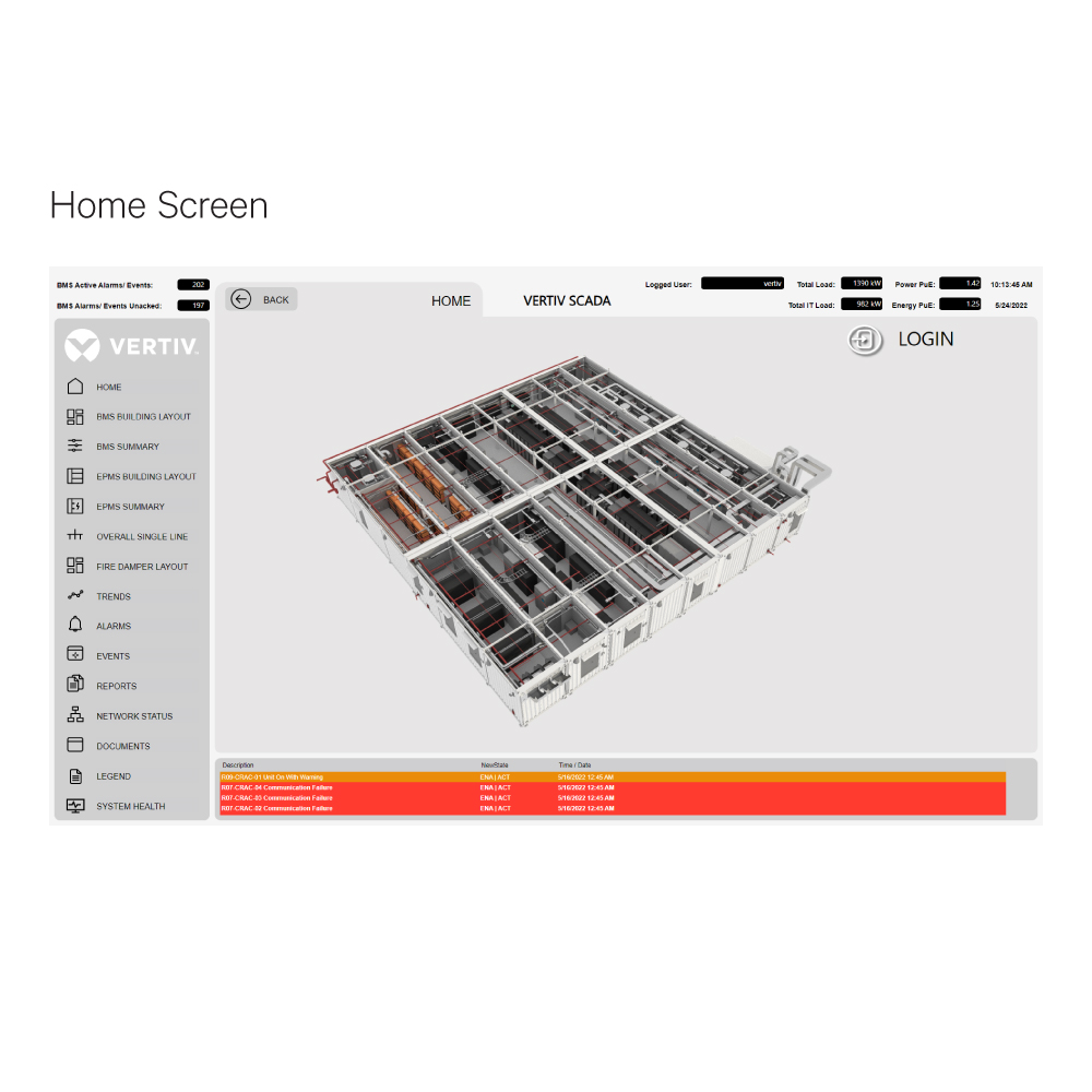 Vertiv™ MegaMod™ Prefabricated Modular Data Center Image