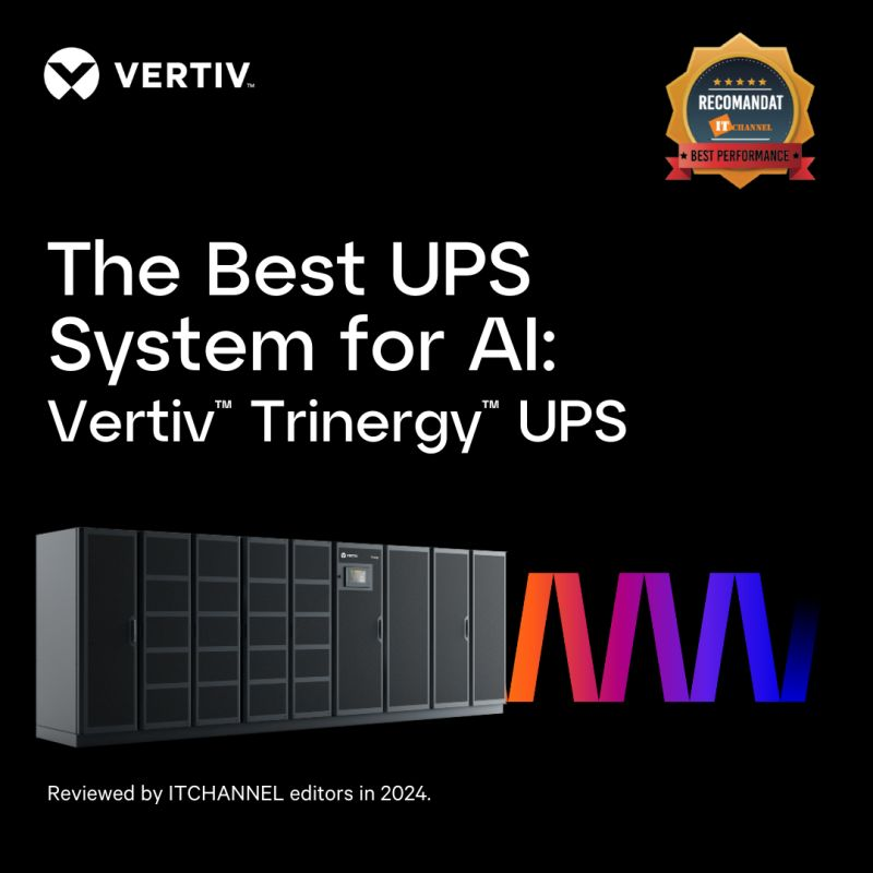 Vertiv™ Trinergy™ UPS 1500-2000 kW 400V CE 3-Phase Modular Large UPS Image